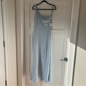 NWT- One Shoulder Formal Wedding Guest Dress